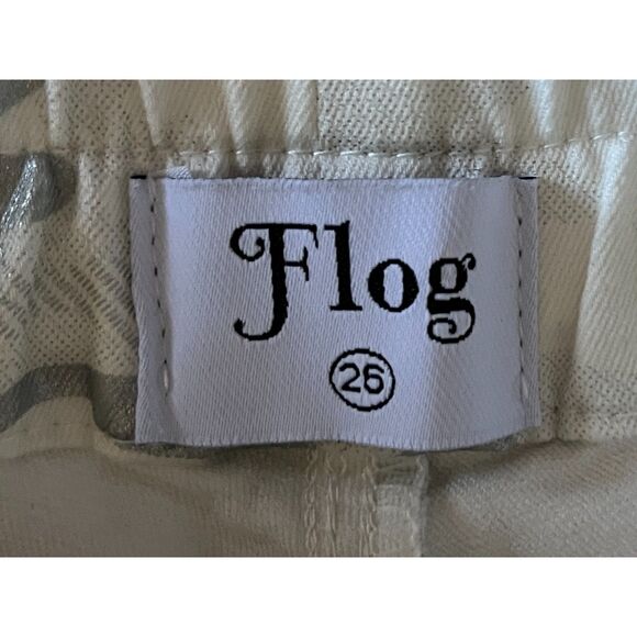 Bevy Flog White Gray Camo Sweatpants Trackpants  Women's Size 26 - Picture 2 of 8